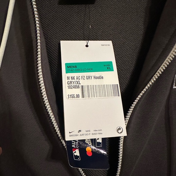 Nike Standard Issue Los Angeles Dodgers Authentic Collection  Hoodie Jacket XL - Picture 11 of 11